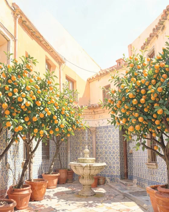 Azulejo Fountain