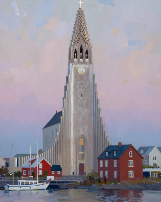 Hallgrimskirkja Twilight