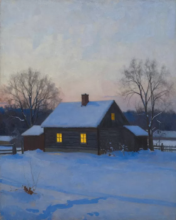 Winter Farmhouse