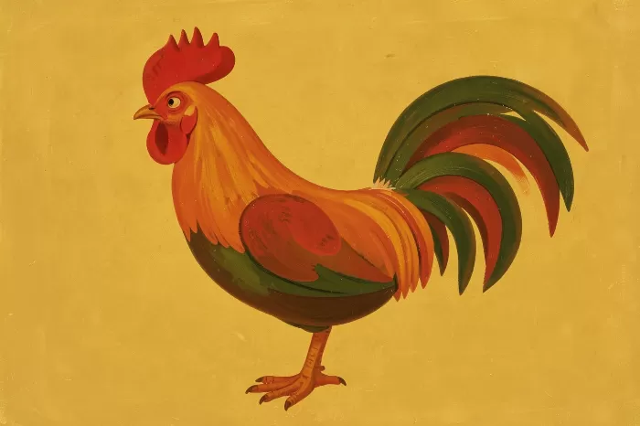 Retro Rooster
