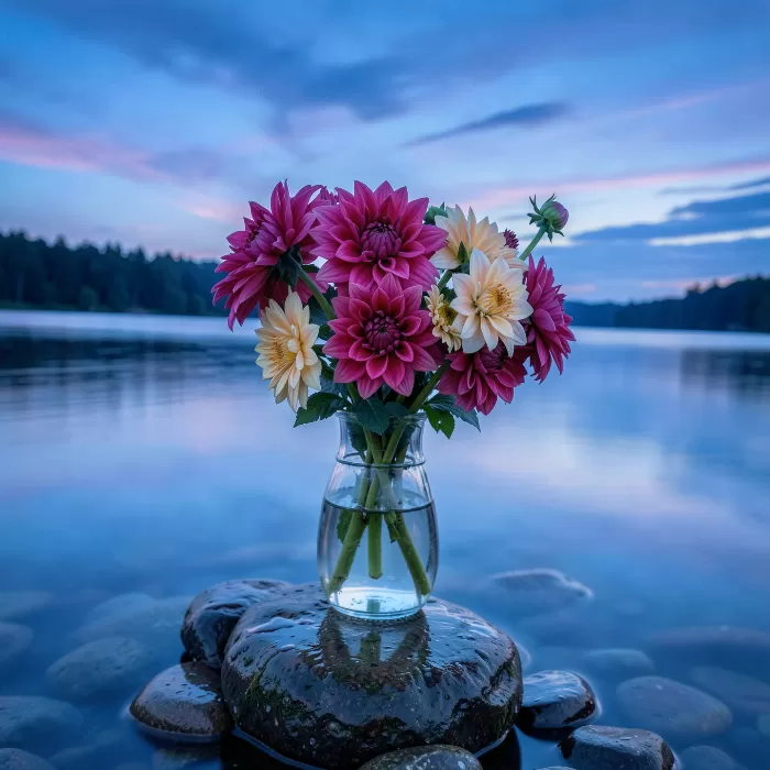 Lake Dahlias