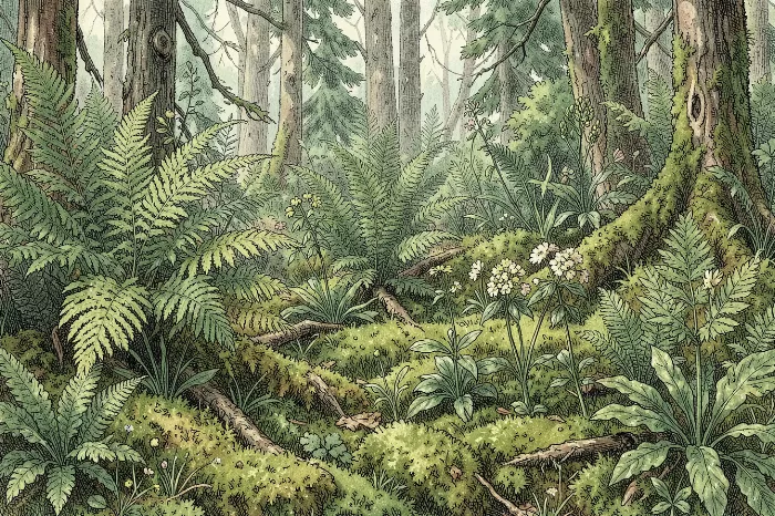 Wintergreen Ferns