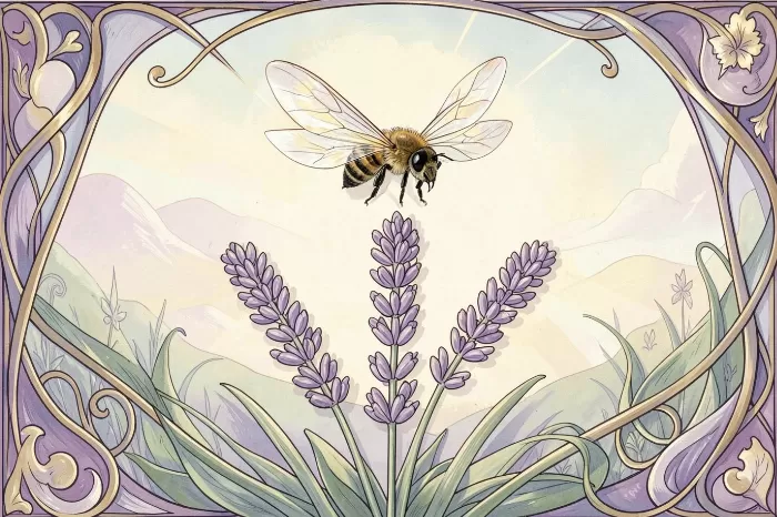 Lavender Bee