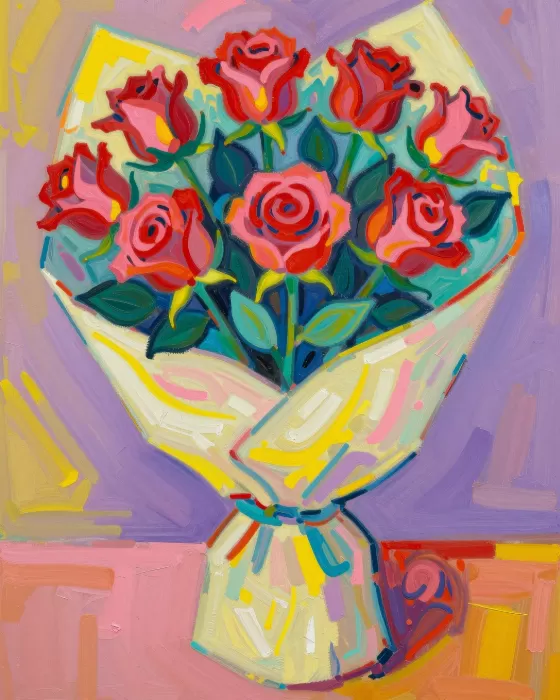 Flaming Roses
