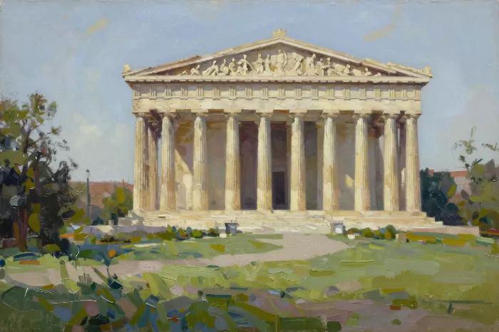 Parthenon Afternoon