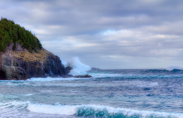 Middle Cove Seas - Newfoundland art print