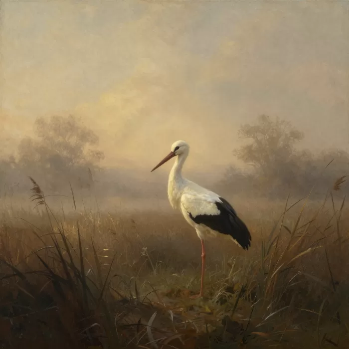 Luminous Stork