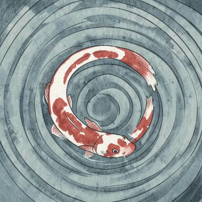 Rippled Koi