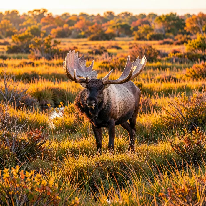 Marsh Moose