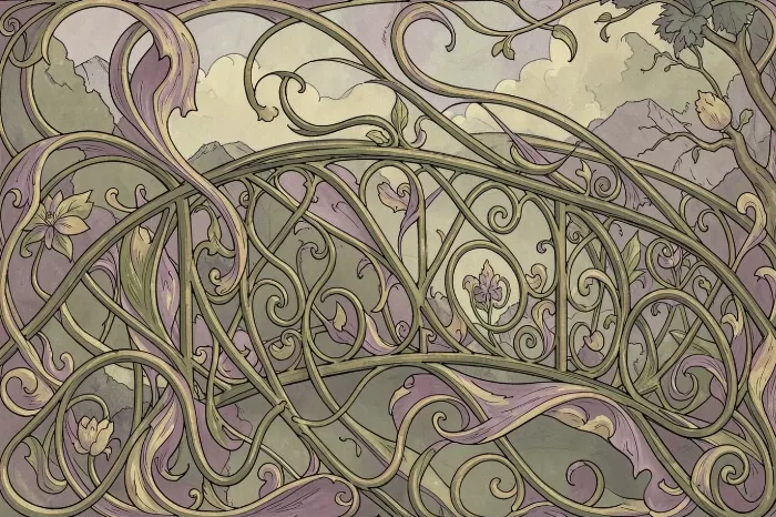Violet Filigree