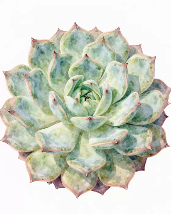 Pastel Succulent