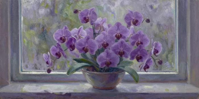 Violet Orchids