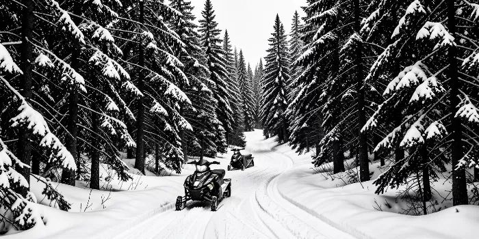 Snowmobile Path