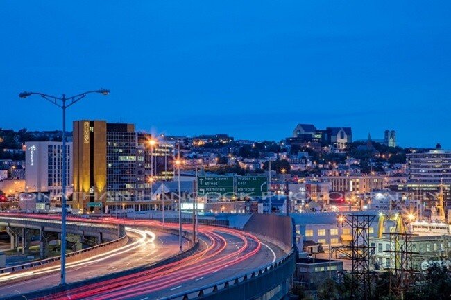 Downtown Lights - Newfoundland art print
