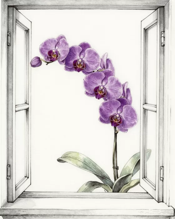 Orchid Window