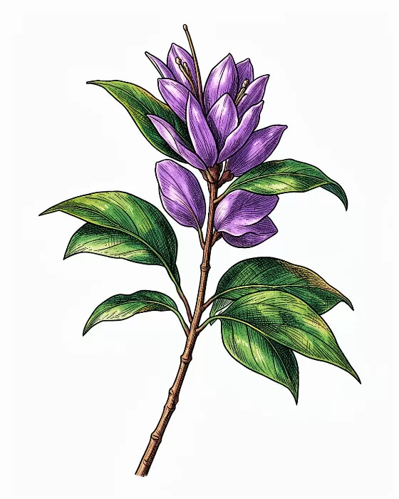 Amethyst Camellia