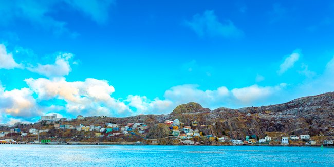 The Battery In December - Newfoundland art print