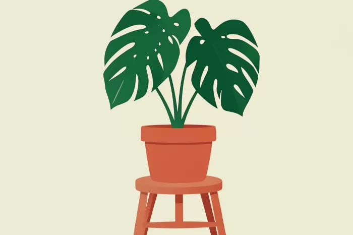 Monstera Stool