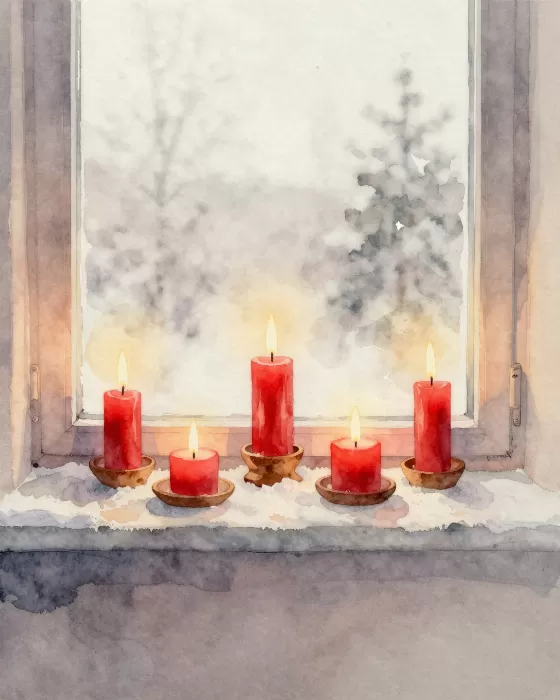 Crimson Candles