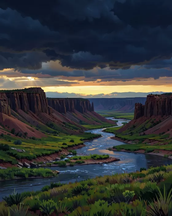 Badlands Storm