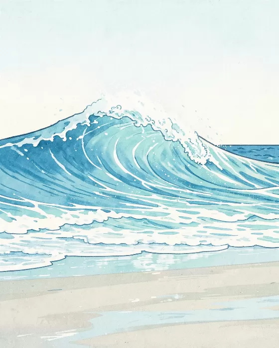 Cresting Sea