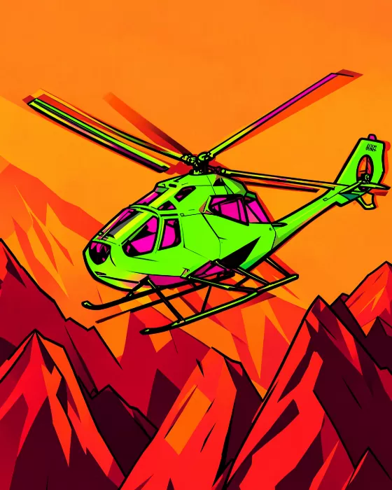 Vintage Helicopter