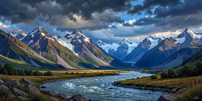 Glacier Storm