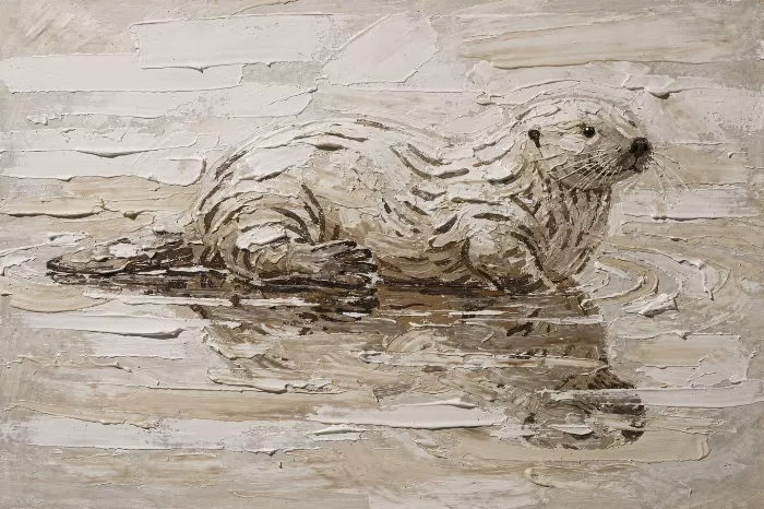 Floating Otter