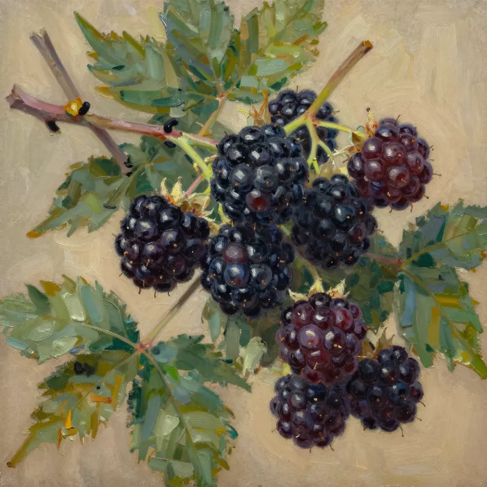 Blackberry Impasto