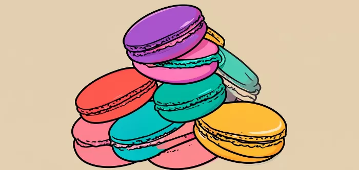 Lavender Macarons