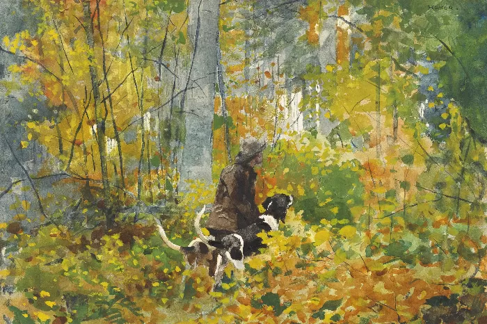 On the Trail by Winslow Homer