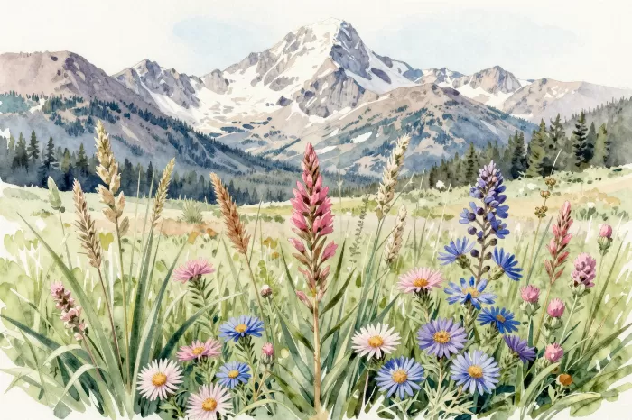 Many Glacier Blooms
