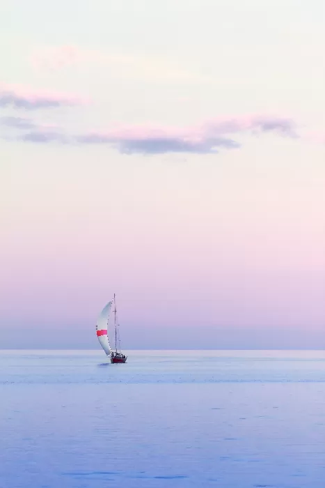 sailing boats in beautiful ocean