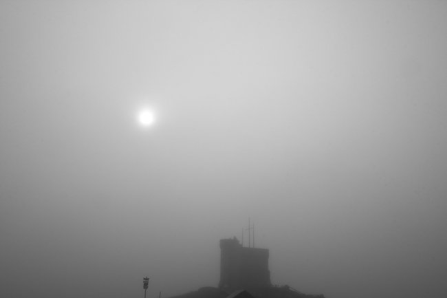 Signal Hill Fog - Newfoundland art print