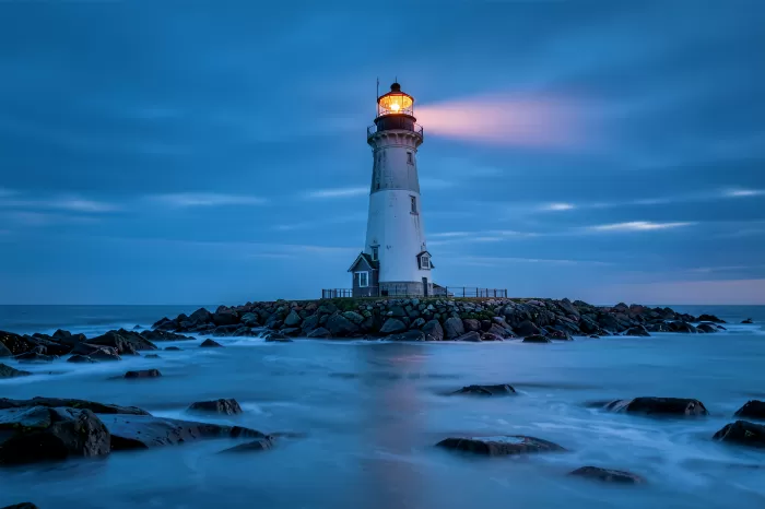 Blue Hour Beacon