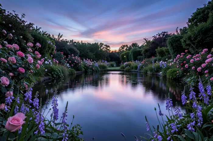 Pond Twilight