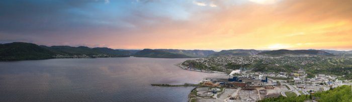 Cornerbrook Pano - Newfoundland art print