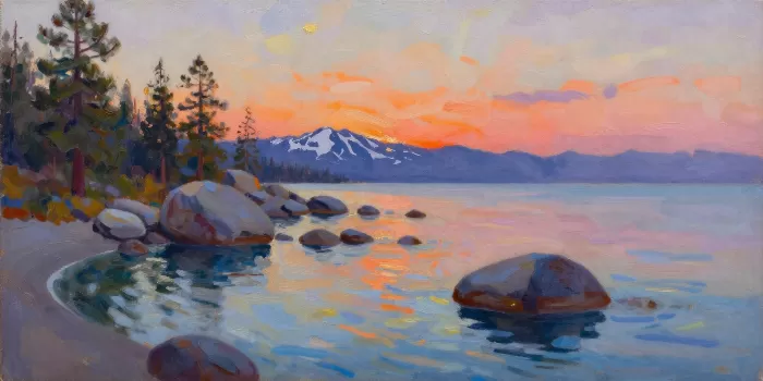 Sunlit Pines