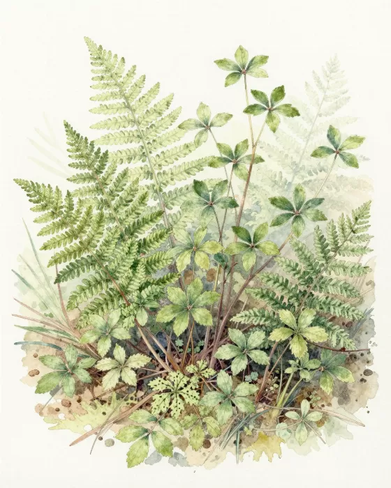 Woodland Ferns