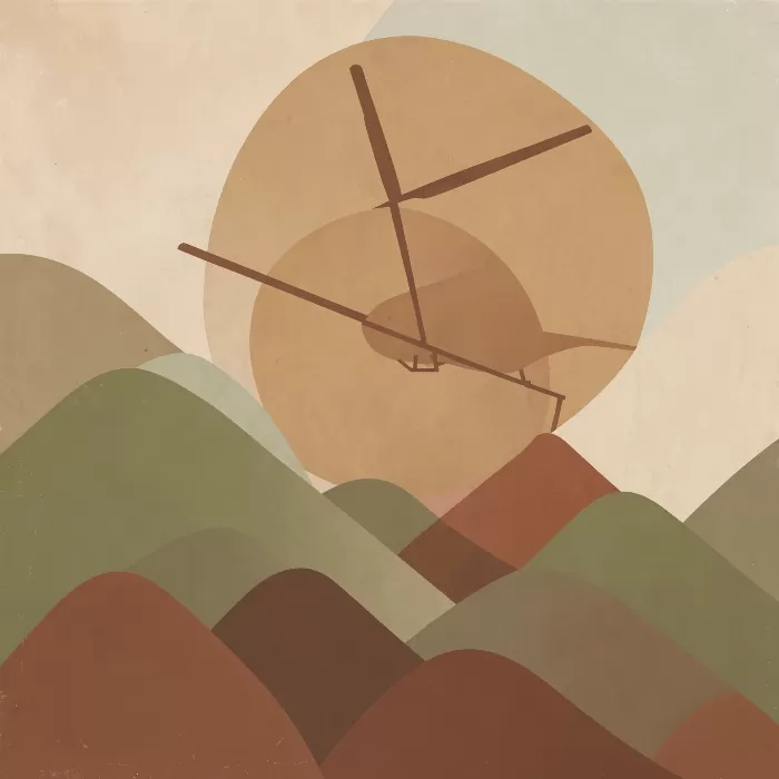 Ochre Helicopter