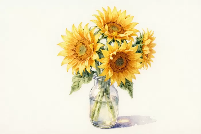 Sunflower Pitcher