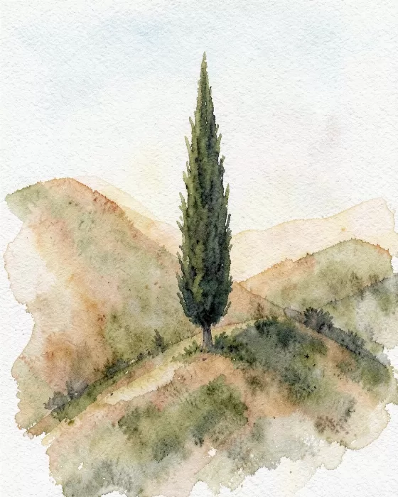 Tuscan Cypress II