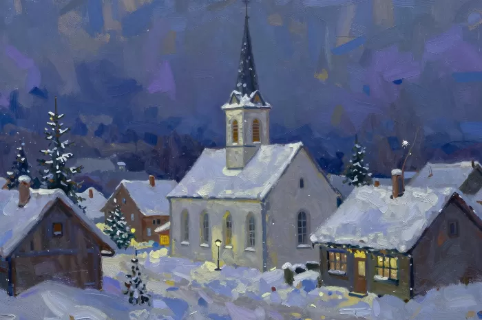 Snowy Church