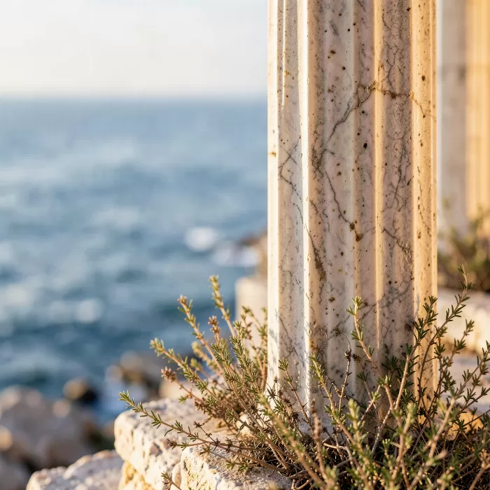 Fluted Marble
