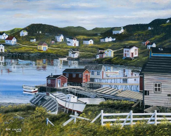 Peaceful Setting - Newfoundland art print