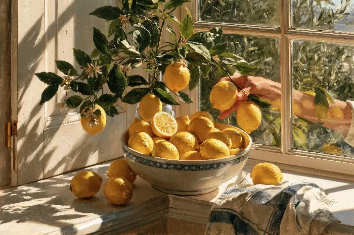 Sunlit Lemons