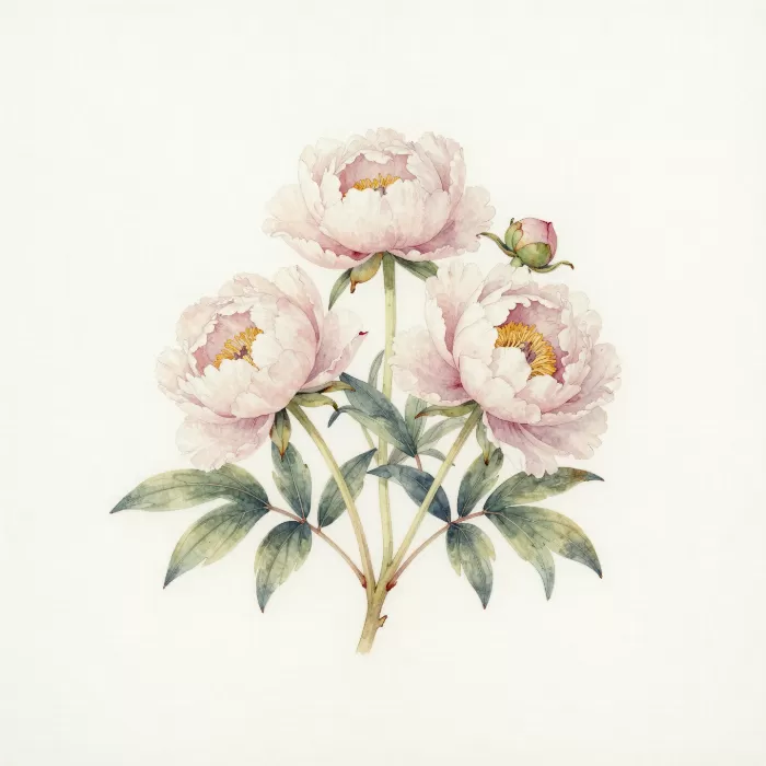 Soft Peonies