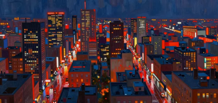 Rainy Metropolis