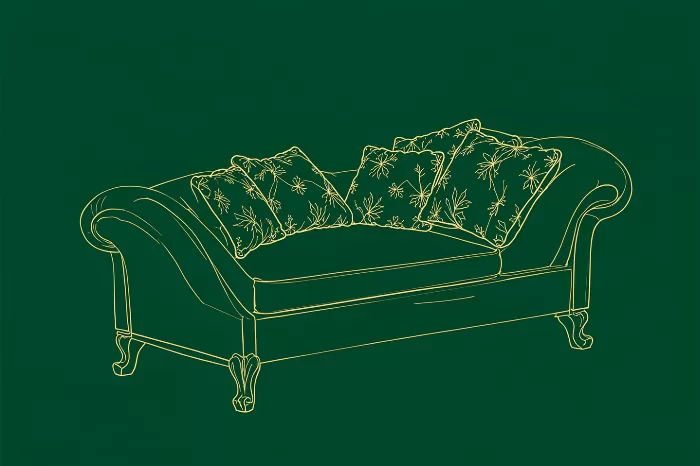Gilded Chaise