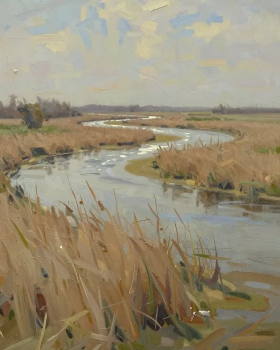 Marshland Reeds